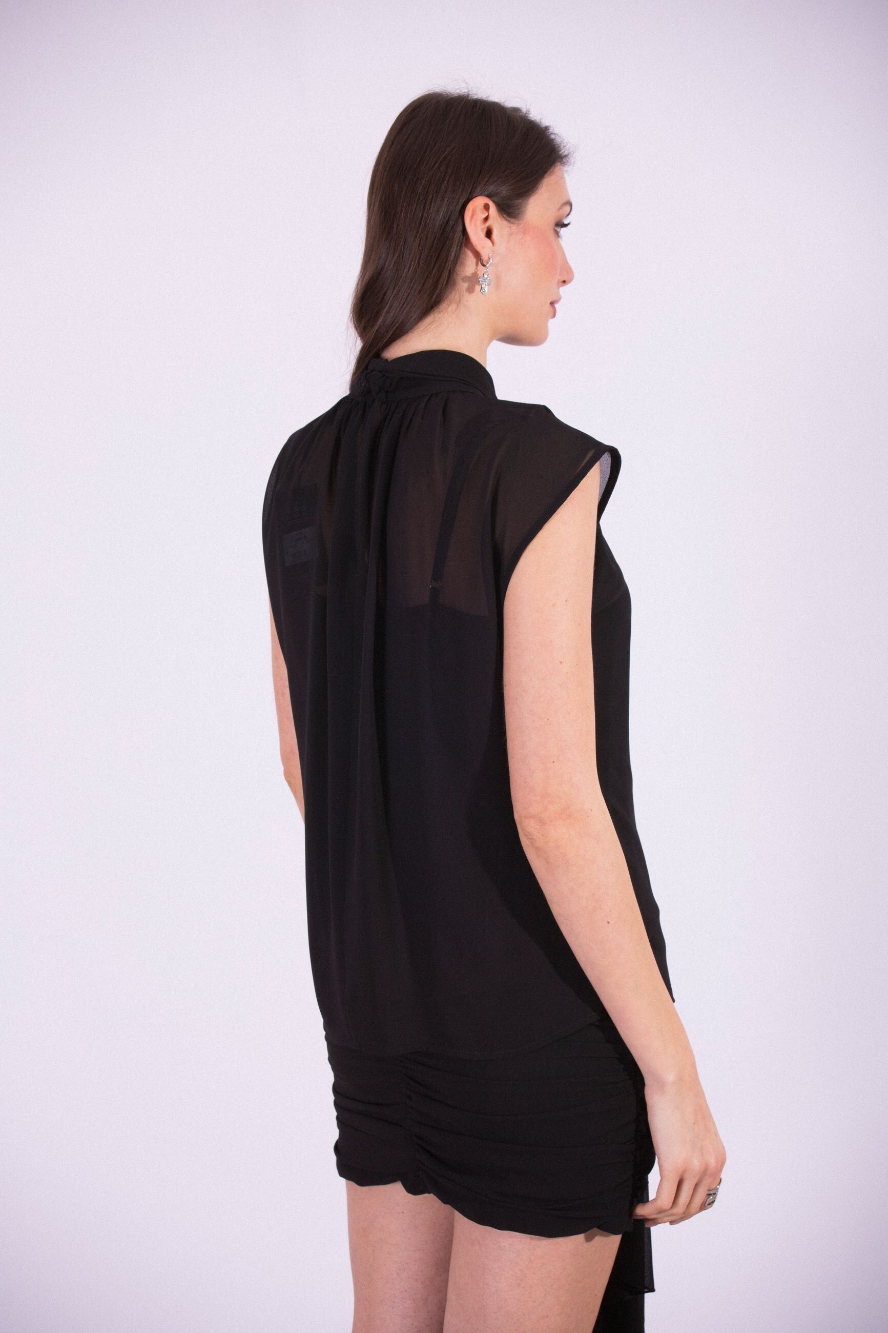 【Silvian Heach】氣質透膚造型上衣