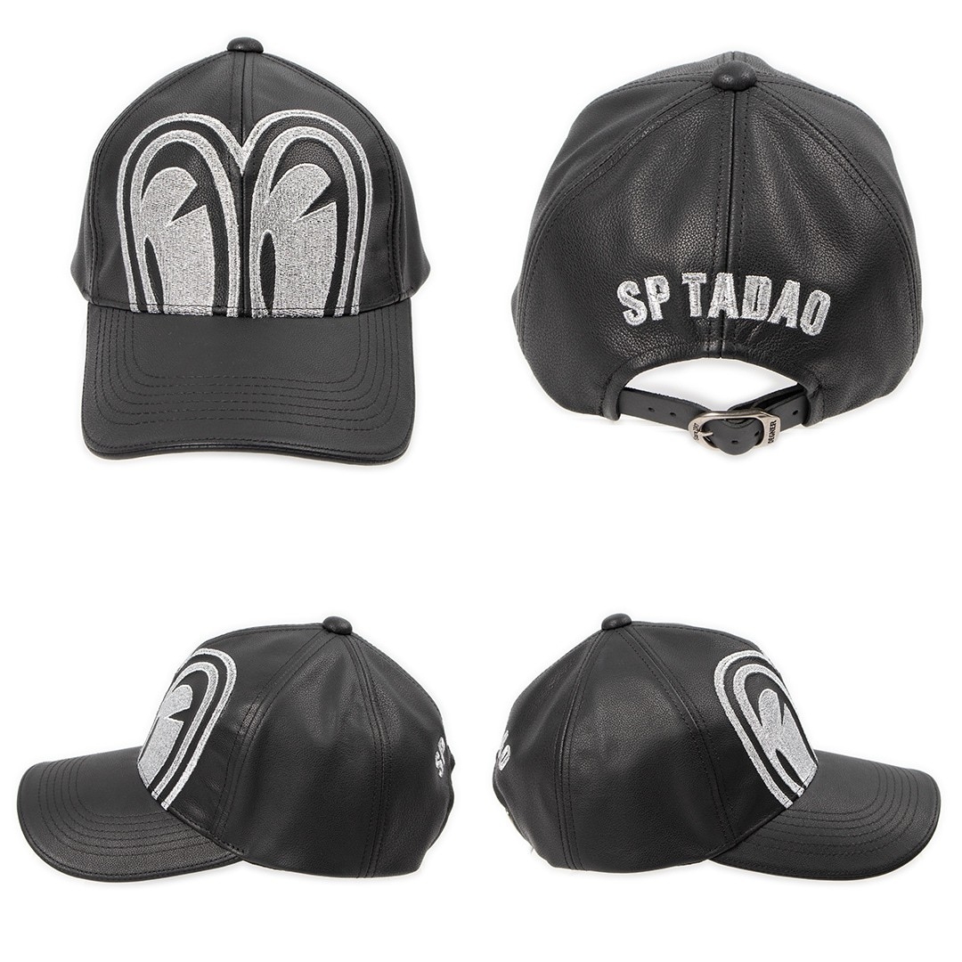 DEGNER SPCP-2 大眼睛 皮革黑銀 皮帽 棒球帽 真皮 SP TADAO 忠男聯名