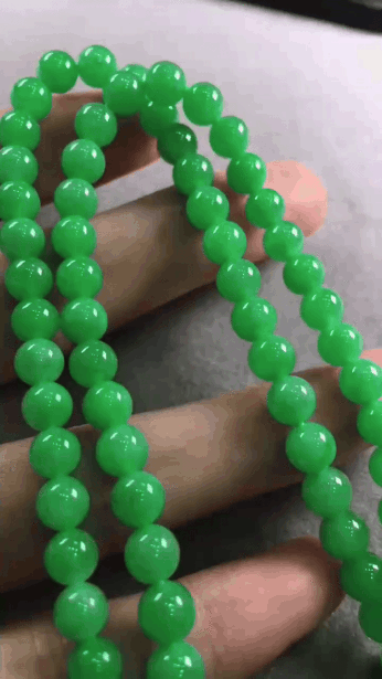 519354 翡翠滿綠項鏈 (5.6-7mm直徑)