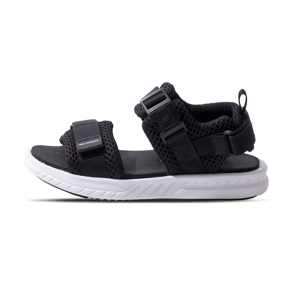New Balance 600 女鞋 黑 白 魔鬼氈 舒適 休閒鞋 涼拖鞋 涼鞋 SWA600A1