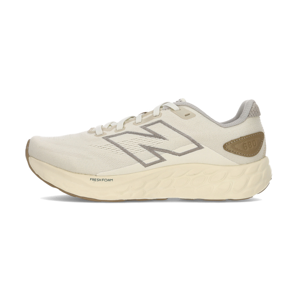 New Balance Fresh Foam 680 V8 女鞋 米 灰 舒適 緩衝 針織 慢跑 運動鞋 W680RC8