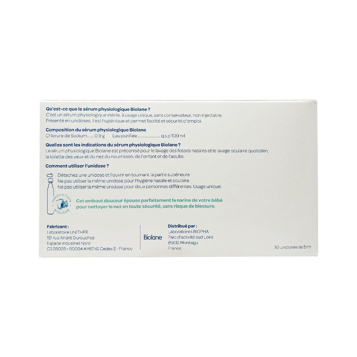 Biolane 生理鹽水 5ml X 30支