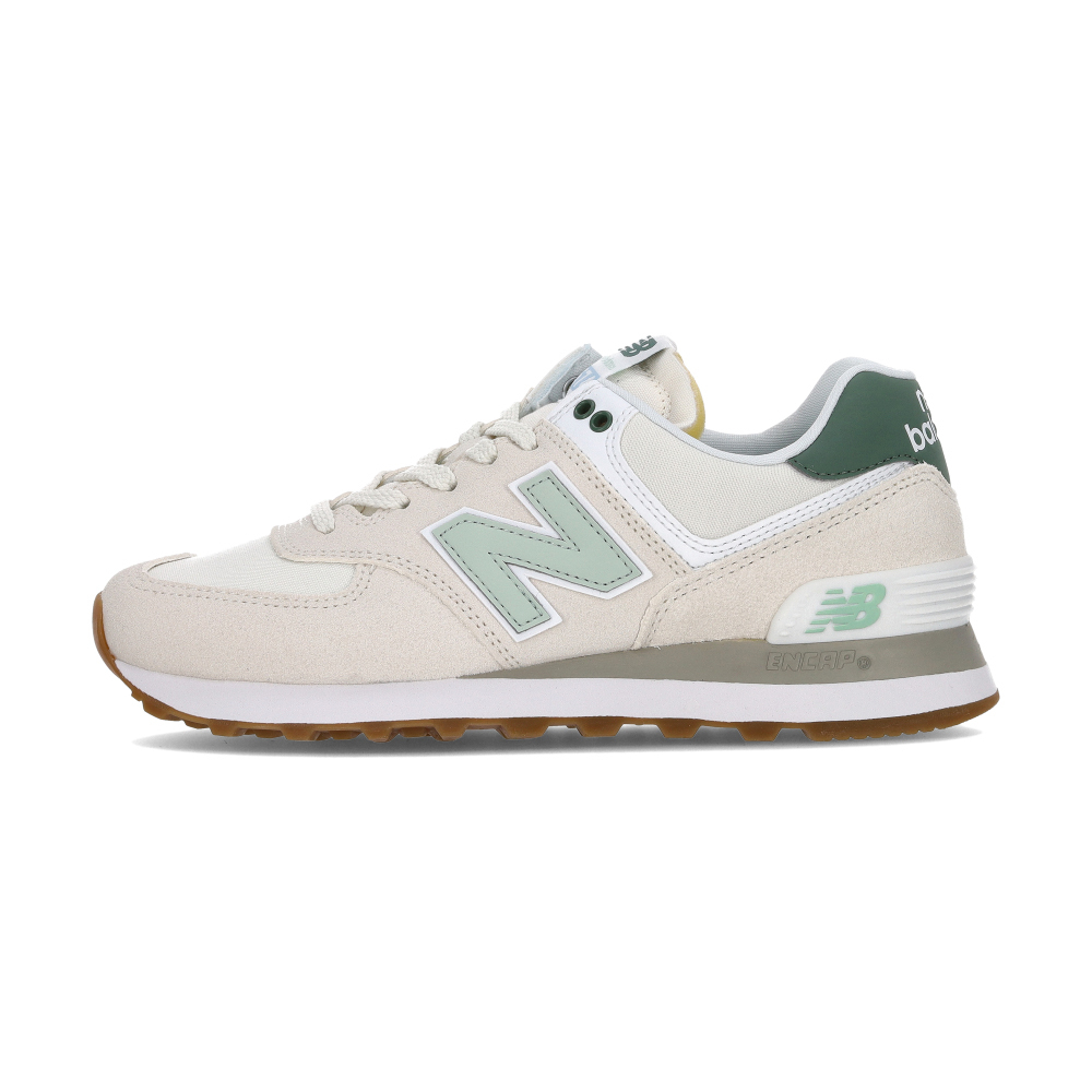 New Balance 574 Core 女鞋 雲杉亮綠 復古 麂皮 網眼 支撐 休閒鞋 WL574CGR