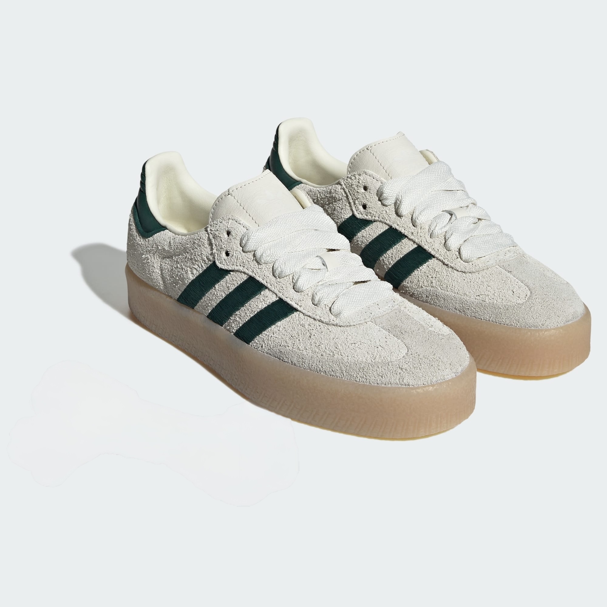 限時特價預購┃adidas Sambae W 麂皮 厚底 膠底 綠色