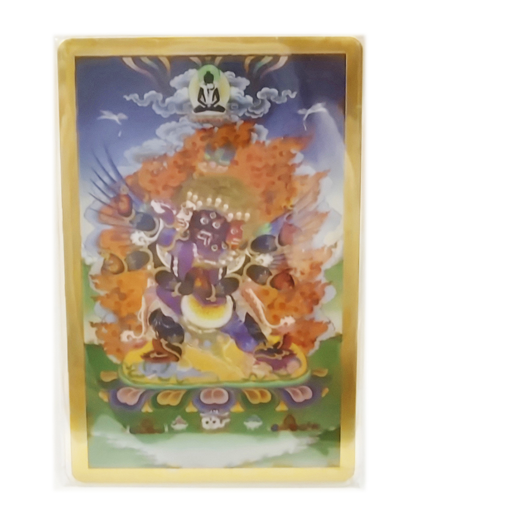 普巴金剛 彩繪{銅片}小卡【十方】110589