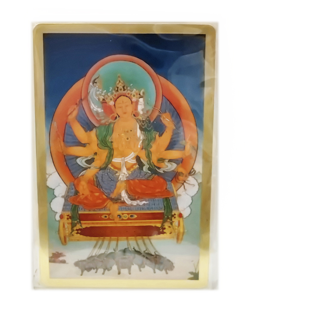 摩利支天 彩繪{銅片}小卡【十方】117688