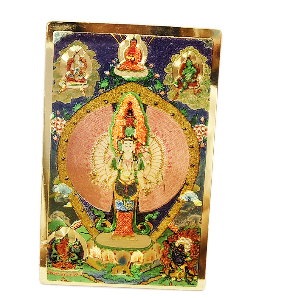 千手觀音{雷射金}小佛卡【十方】138790