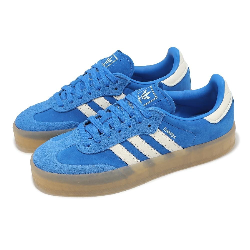 限時特價預購┃adidas Sambae W 麂皮 厚底 膠底 藍色