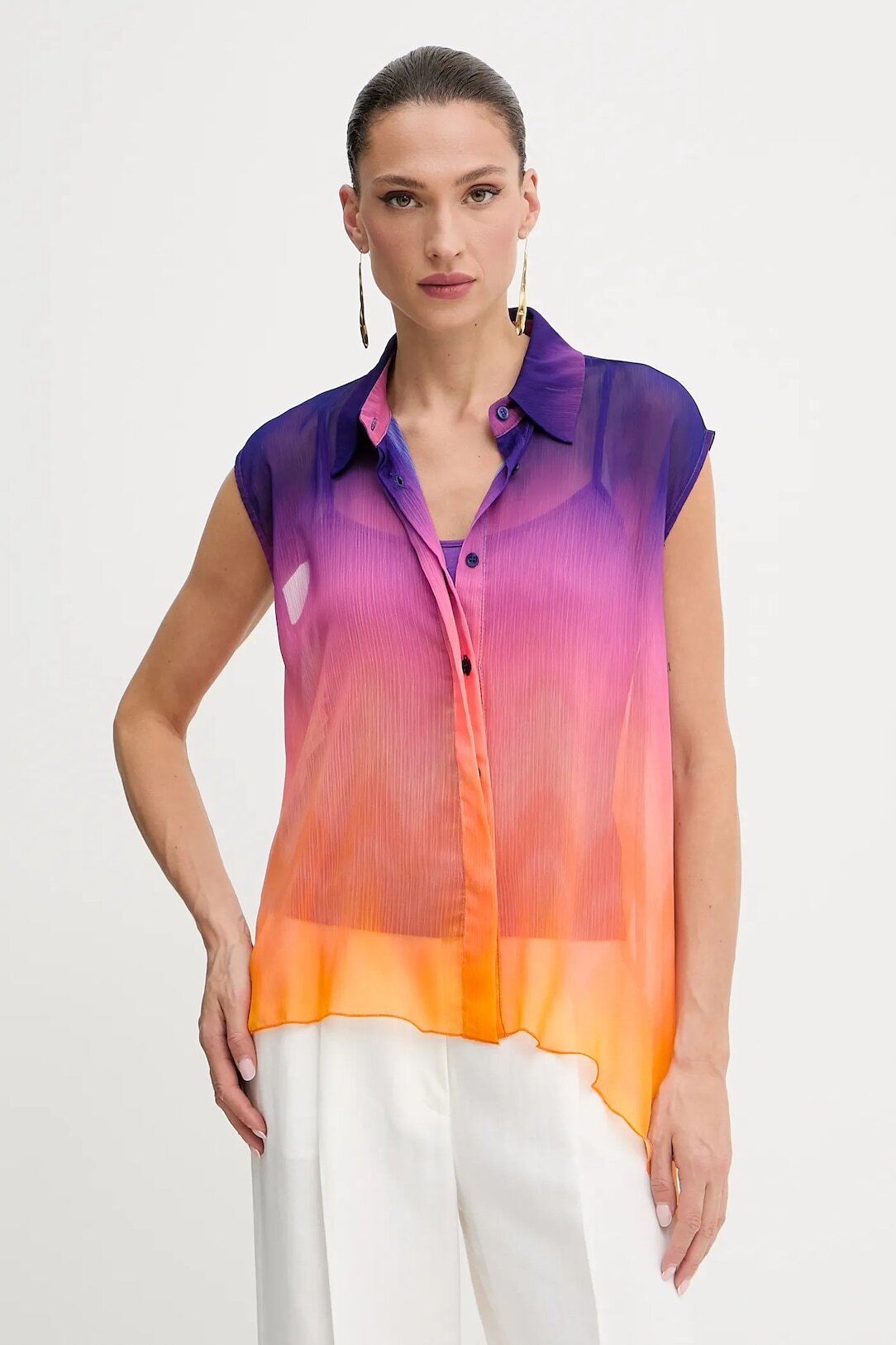 【Silvian Heach】漸層造型無袖上衣