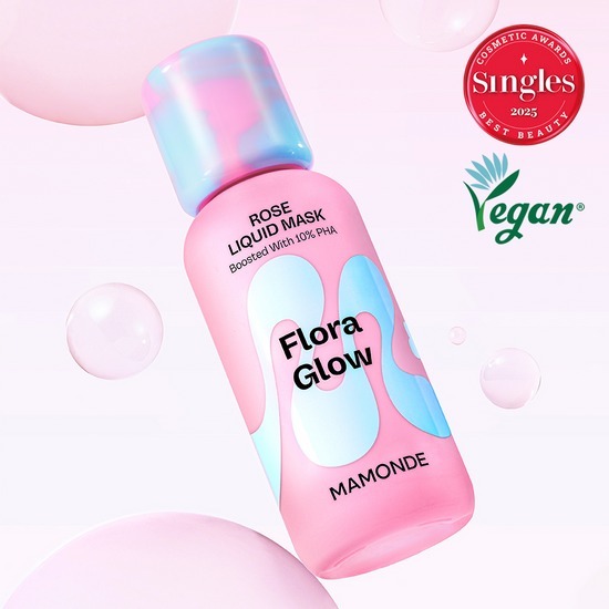 Mamonde Flora Glow Rose Liquid Mask 80ml Set