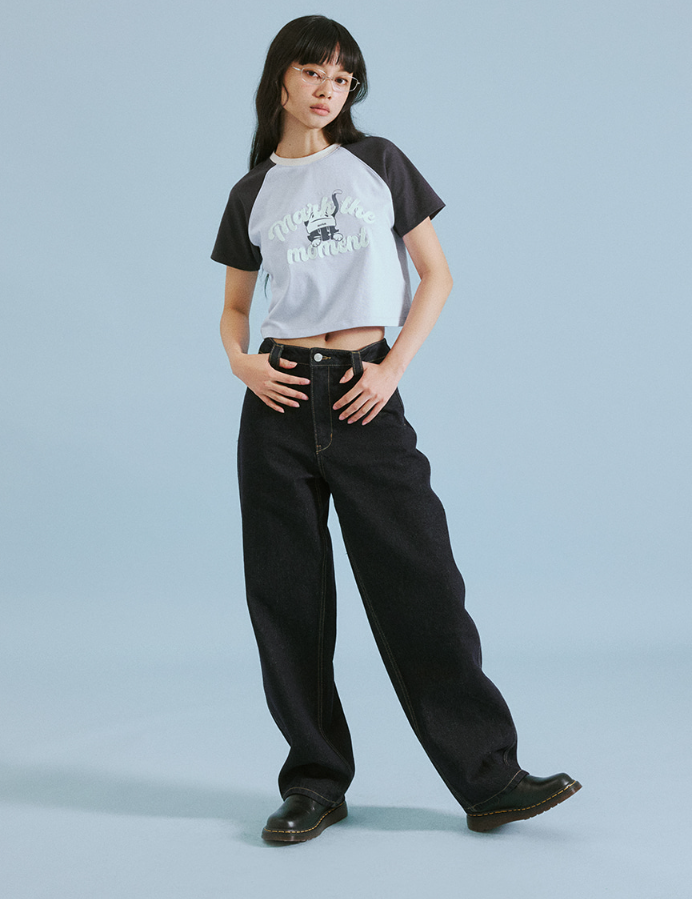 【直播】MARKM LL060320 女裝RAGLAN MARKO短袖上衣