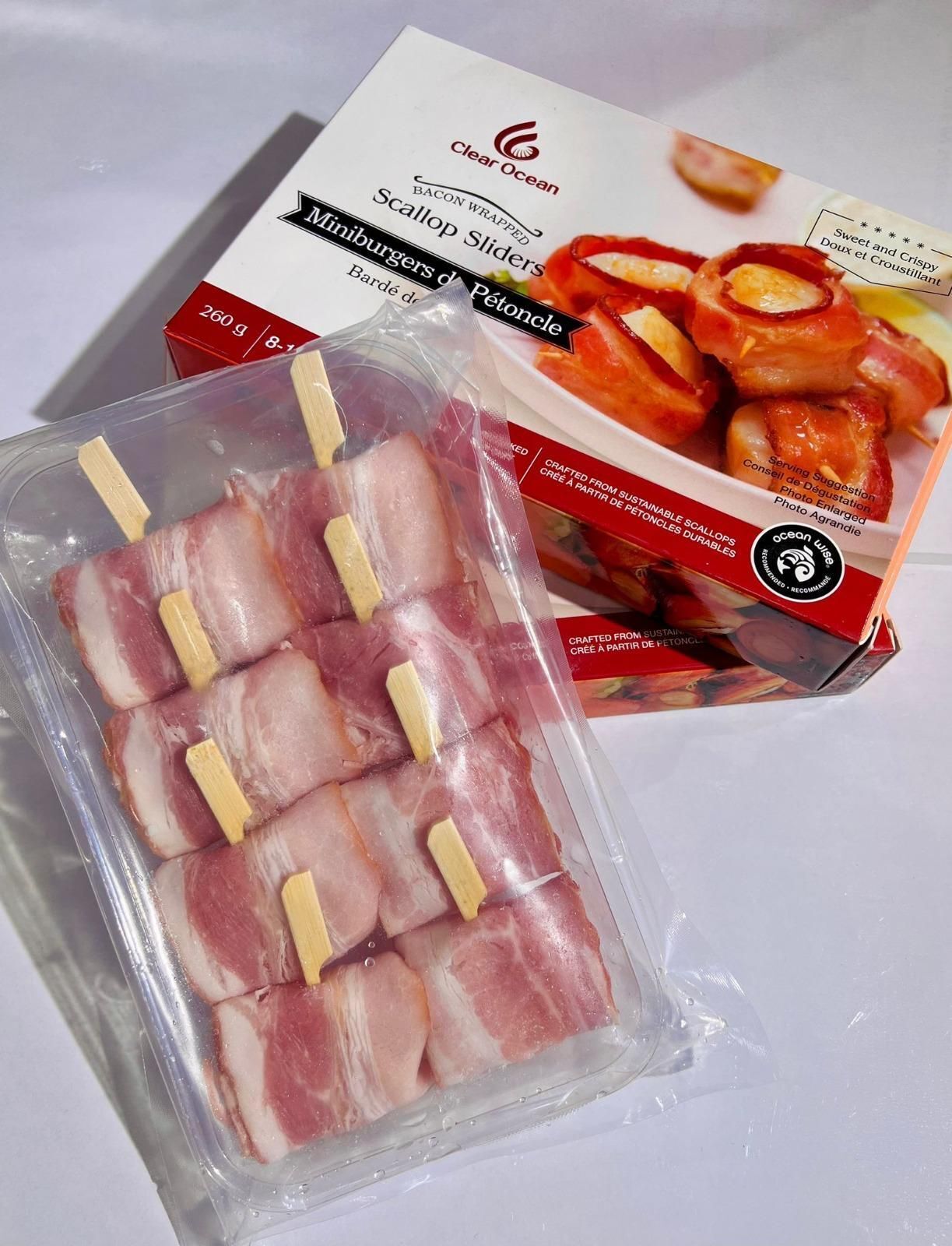 日式煙肉帶子卷 (急凍 -18℃）