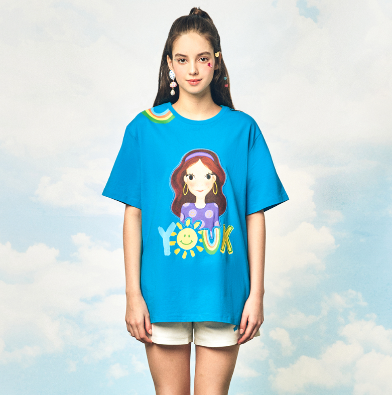 【直播】YOUK SHIM WON LL0306805 短袖上衣 (Free Size)