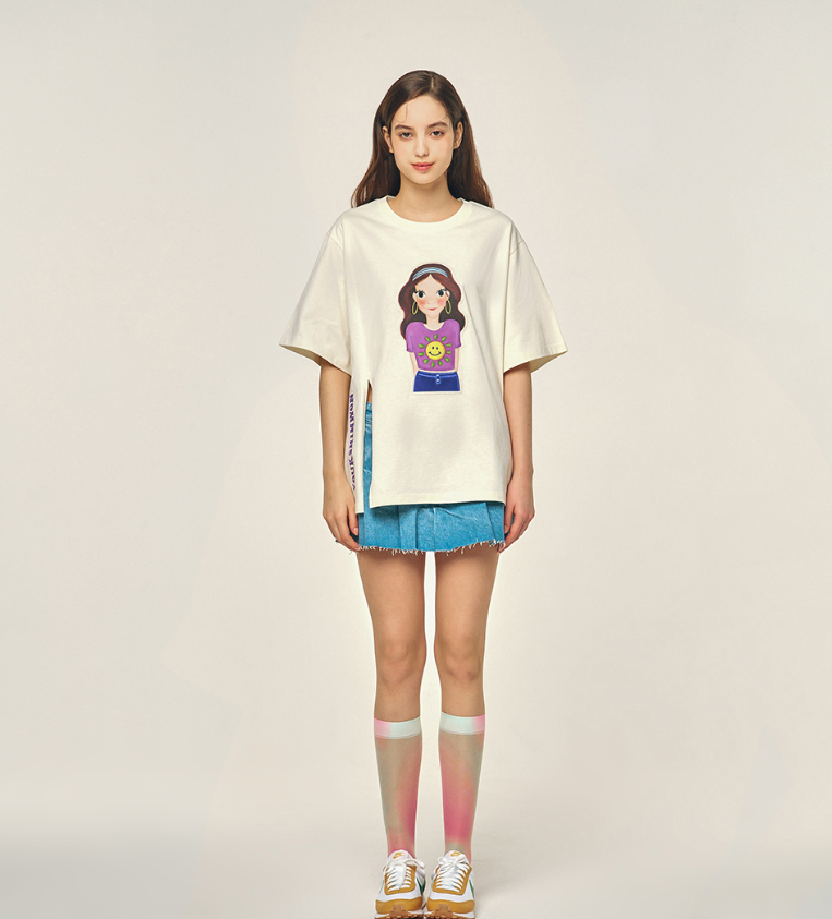 【直播】YOUK SHIM WON LL0306806 短袖上衣 (Free Size)