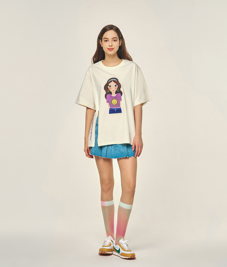 【直播】YOUK SHIM WON LL0306806 短袖上衣 (Free Size)