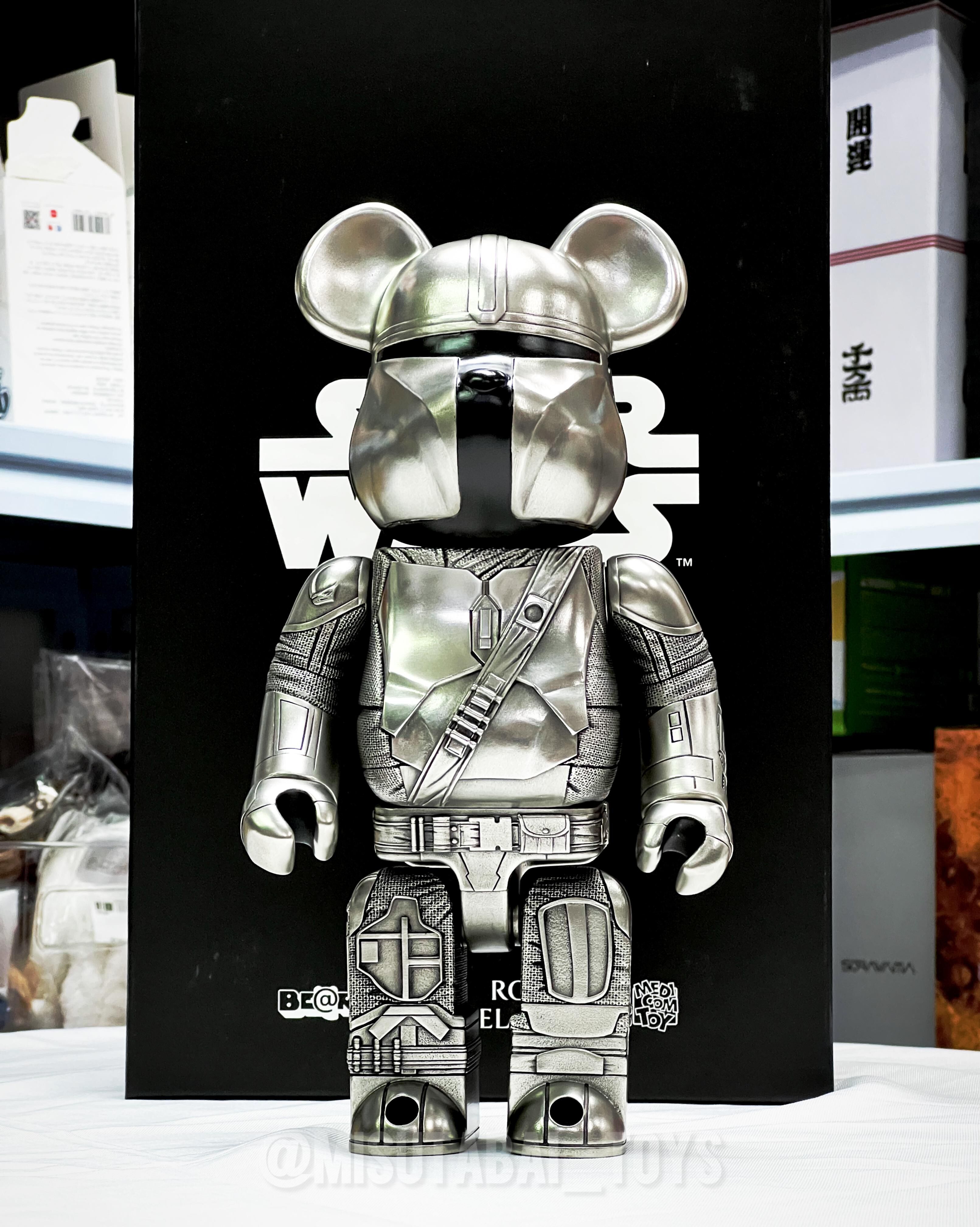 その他 MEDICOM TOY - BE@RBRICK  SELANGOR THE MANDALORIAN Bearbrick Royal Selangor Star Wars The Mandalorian 400% - US