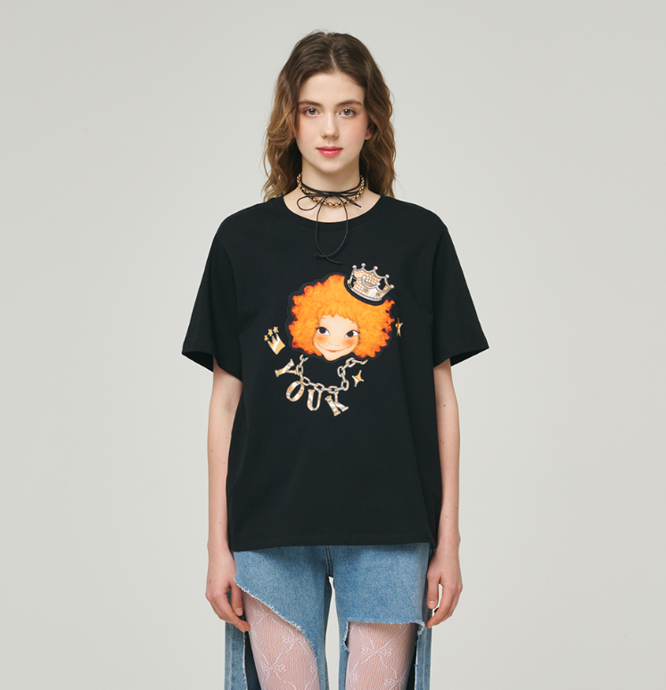 【直播】YOUK SHIM WON LL0306808 短袖上衣 (Free Size)