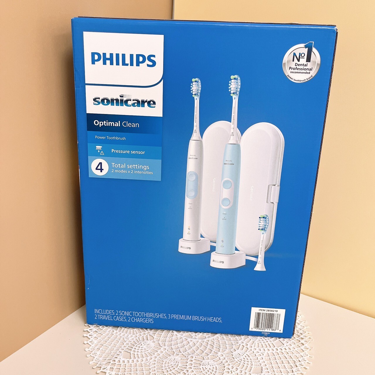 【現貨】Philips 飛利浦 Sonicare 新版 音波電動牙刷 2入 (HX6829/77)
