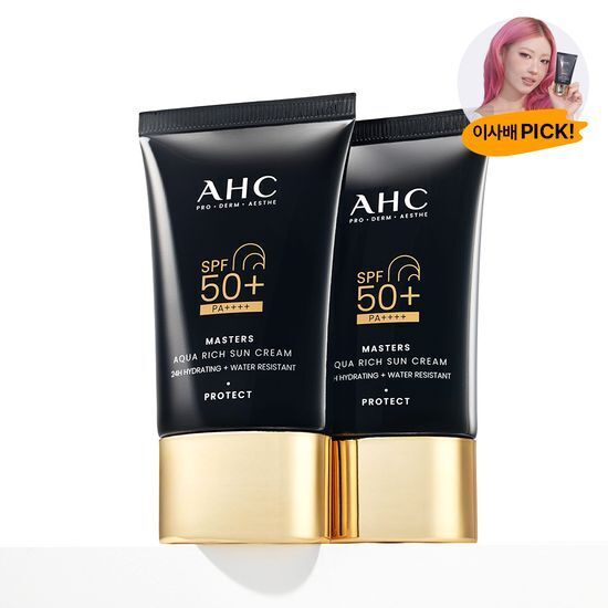 AHC Masters Aqua Rich Sun Cream 50ml(+50ml)