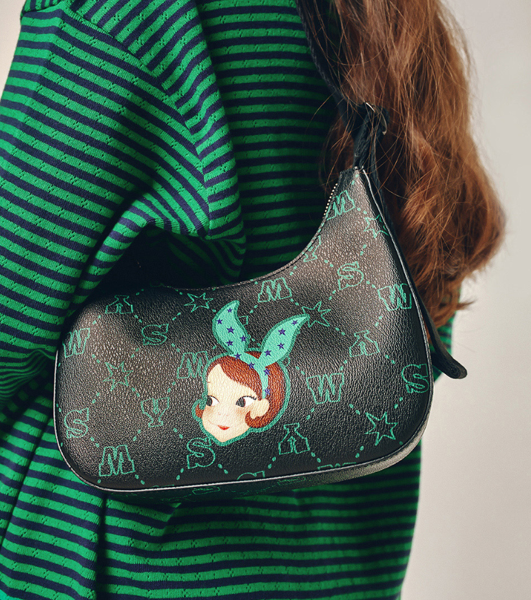 【直播】YOUK SHIM WON LL0306811 半月包 (綠色)