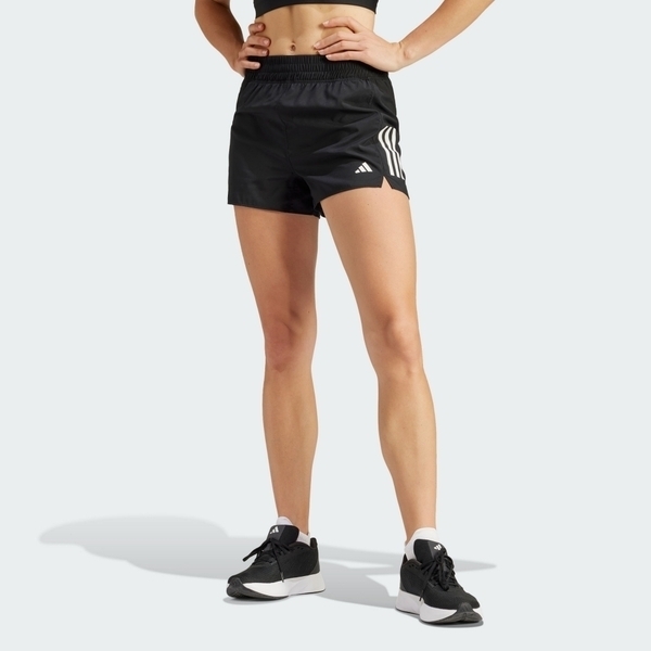 Adidas OTR B Short IX6371 女 短褲 運動 慢跑 路跑 反光 吸濕排汗 拉鍊口袋 輕量 黑