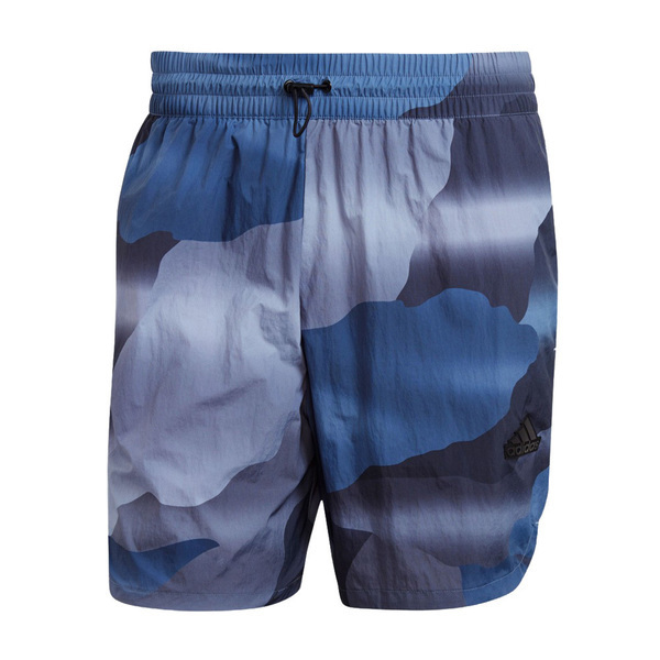 Adidas M CE Q2 SHO IS3338 男 短褲 運動 訓練 休閒 防潑水 尼龍 日常 舒適 藍