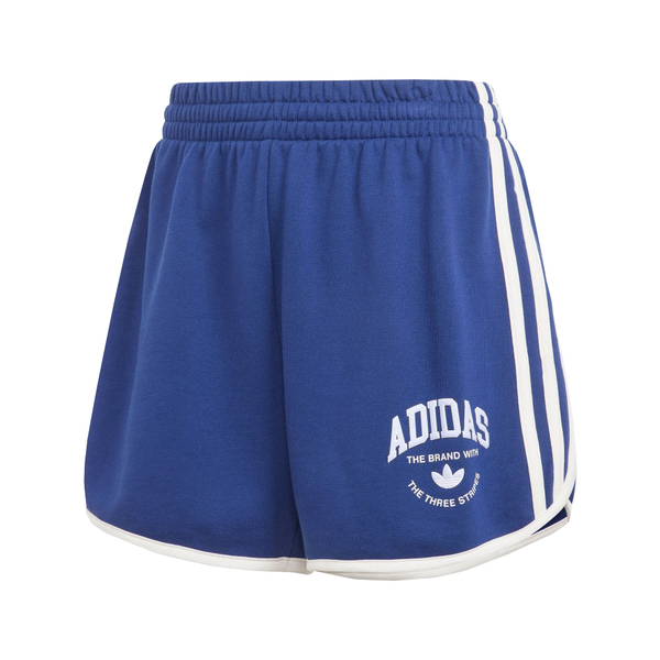 Adidas VRCT Short IT9854 女 短褲 運動 復古 休閒 三葉草 毛圈布 舒適 日常 居家 藍白