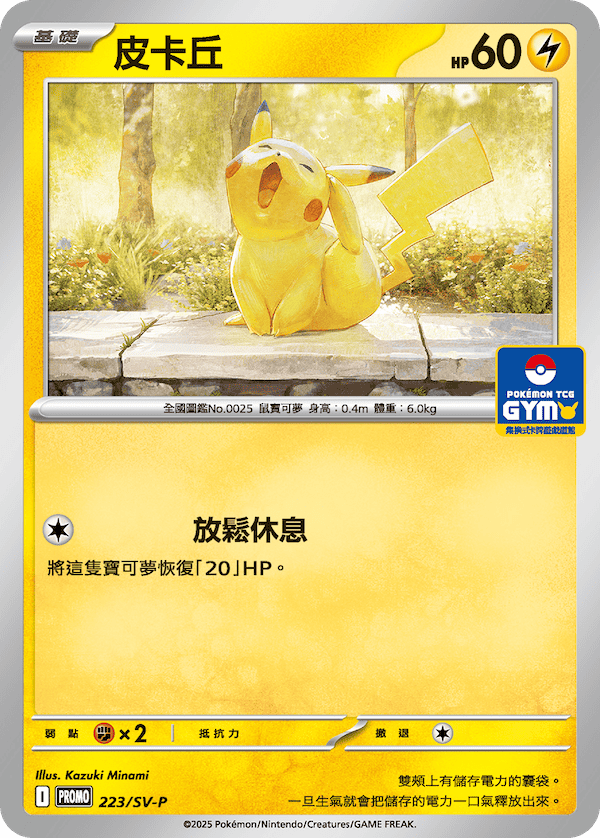 PROMOF 223/SV-P 皮卡丘