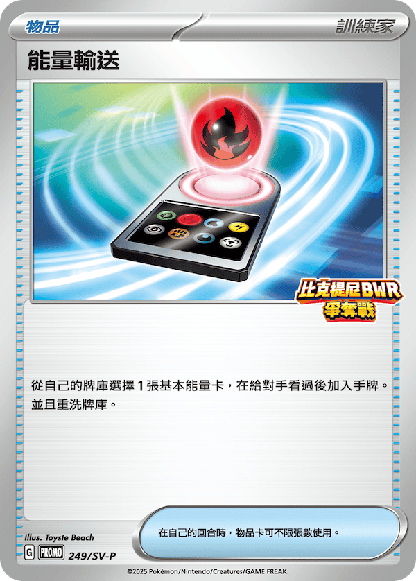 PROMOF 249/SV-P 能量輸送