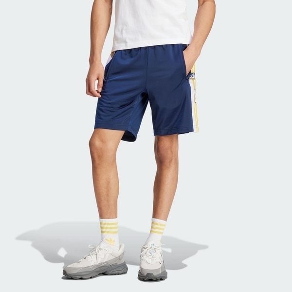 Adidas Adibreak Short IU2372 男 短褲 運動 休閒 三葉草 按扣 拉鍊口袋 深藍