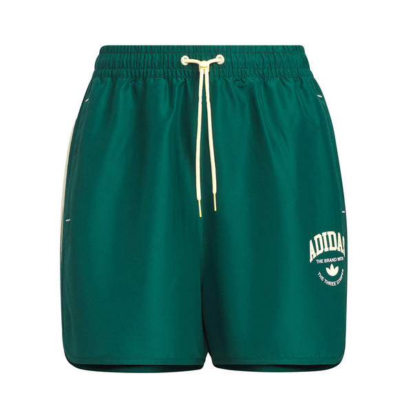 Adidas LT Shorts W IW6293 女 短褲 運動 休閒 日常 穿搭 舒適 寬鬆 愛迪達 綠 黃