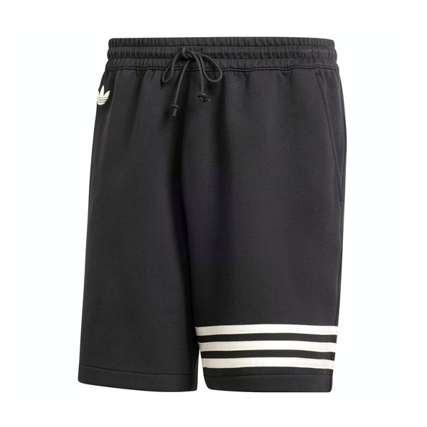 Adidas NEU C Sho IW0974 男 短褲 運動 休閒 經典 三葉草 棉質 簡約 黑白