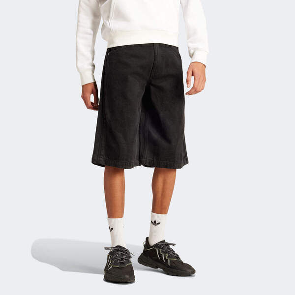 Adidas Flames DNM SH IS0217 男 牛仔短褲 短褲 休閒短褲 黑