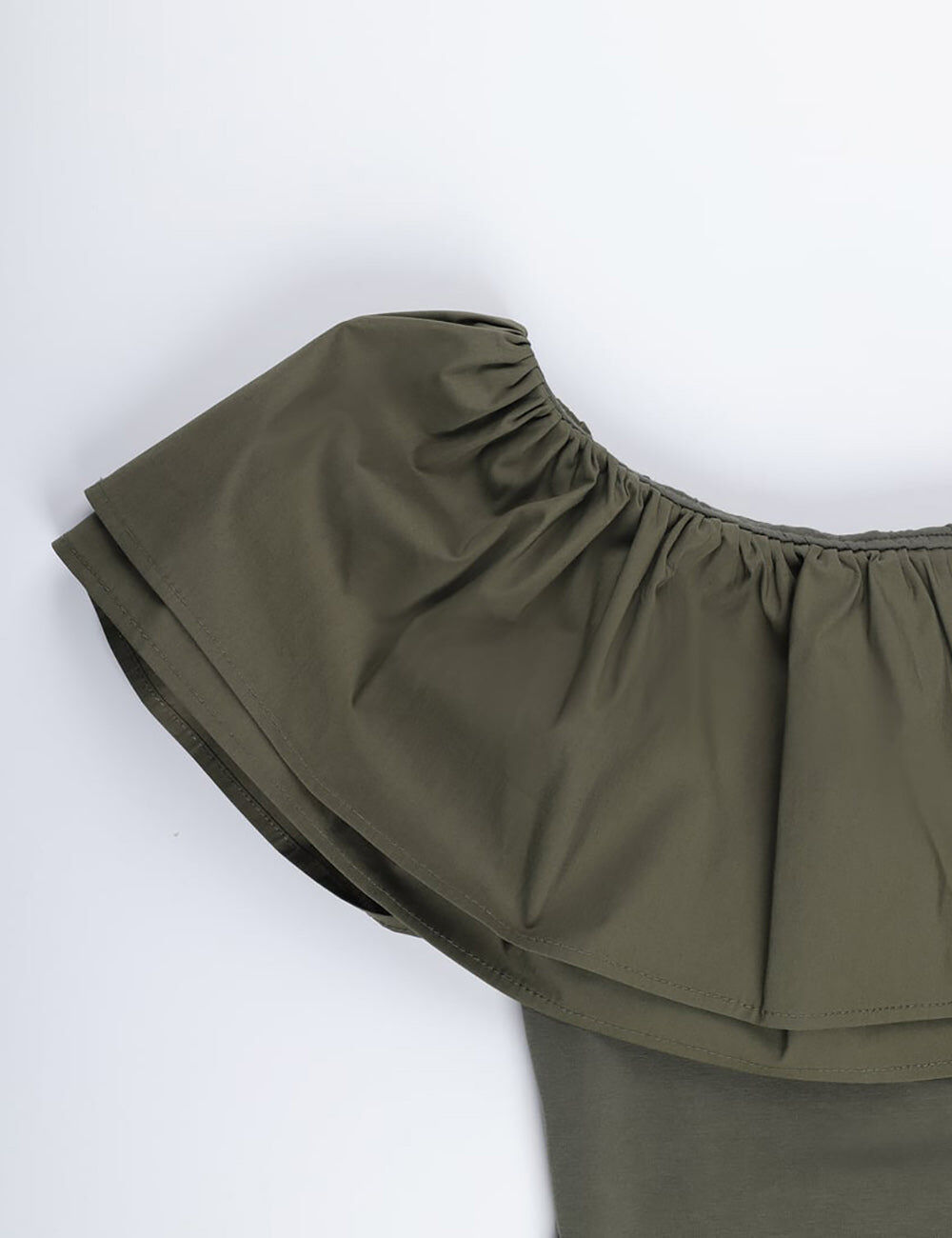 【Silvian Heach】甜美荷葉邊短T