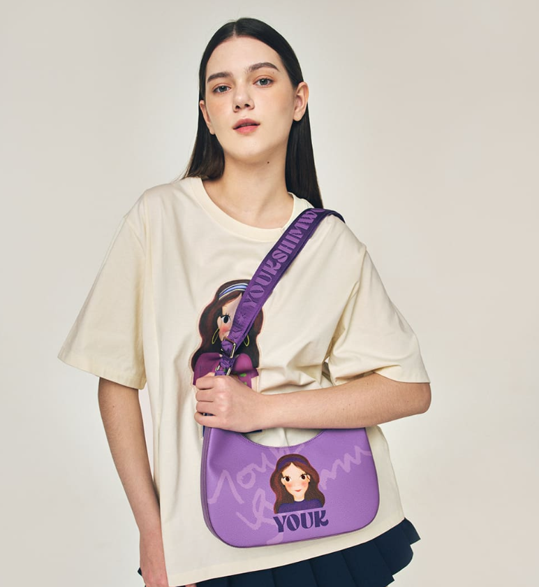 【直播】YOUK SHIM WON LL0306817 中號斜咩包