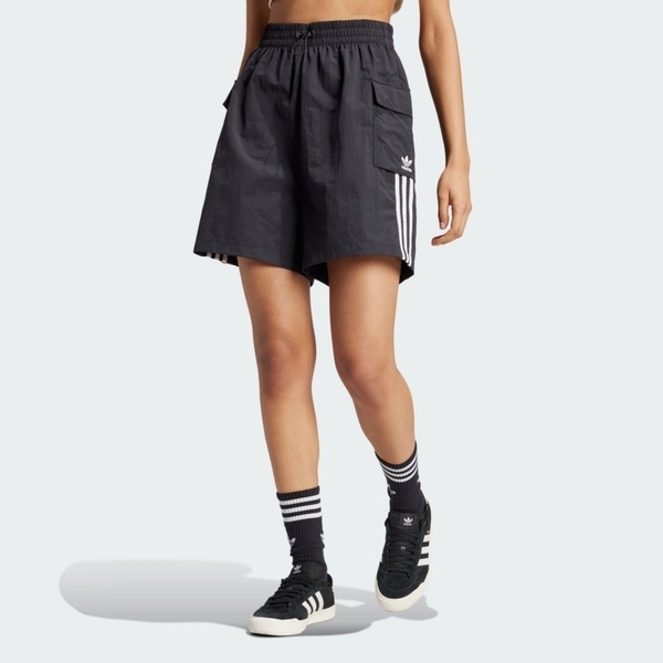 Adidas 3s Cargo Shorts JH1077 女 短褲 運動短褲 休閒短褲 黑 白 亞版