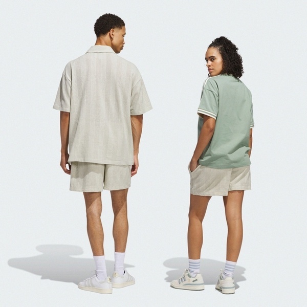 Adidas Sk Short JP0654 男女 短褲 運動短褲 休閒短褲 棉質 米 亞版