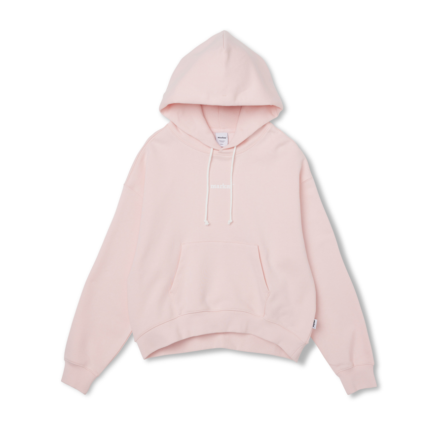 【直播】MARKM LL060335 女裝小LOGO寬鬆連帽衛衣