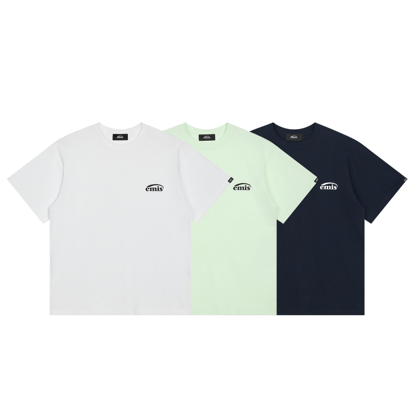 【emis】韓国人気★3 PACK★ T-SHIRT SET (S, M, L) emis】韓国人気☆3 PACK☆ T-SHIRT SET A (S, M, L) (EMIS/T