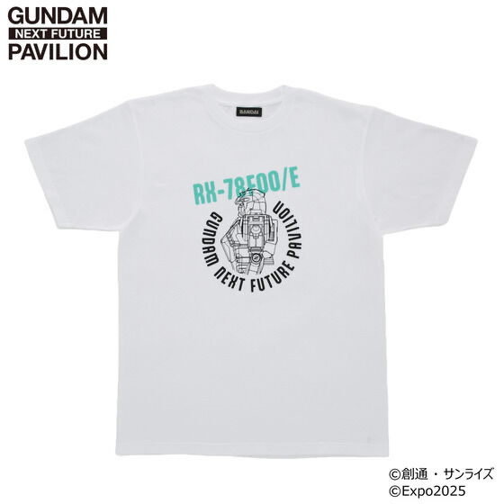 231018 Pbandai 預訂 2025/7月 GUNDAM NEXT FUTURE PAVILION Tシャツ RX-78F00/E ガンダム サイド柄