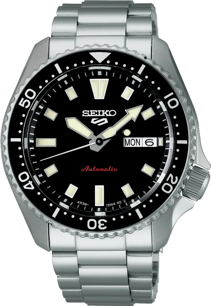 萬年鐘錶 - SEIKO  5 Sports   SKX 黑面經典復刻機械男錶  SRPL85K1 / 4R36-17K0D  錶徑42.5MM