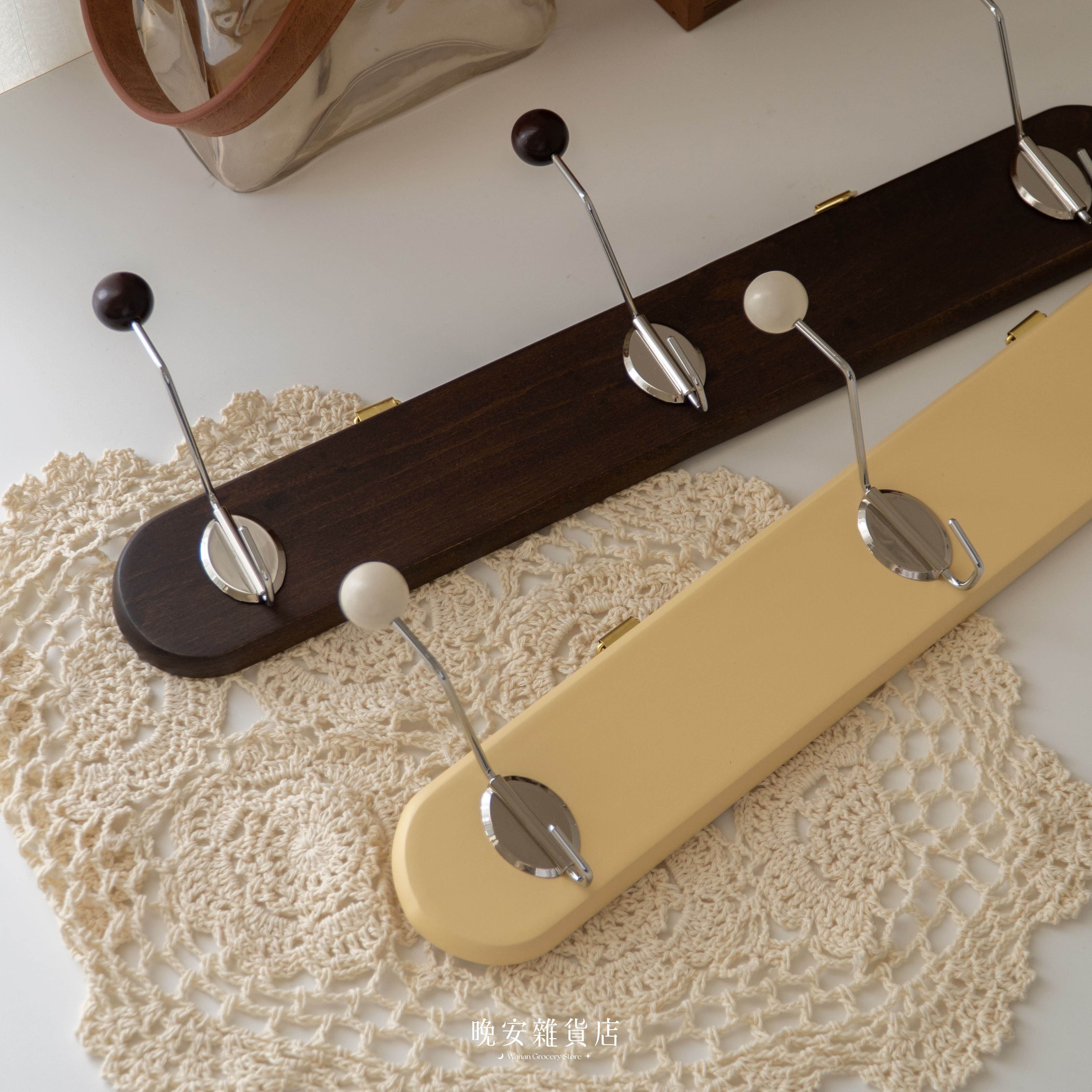 【韓系租屋裝飾必備】櫸木壁掛式掛勾｜3勾牆面掛勾