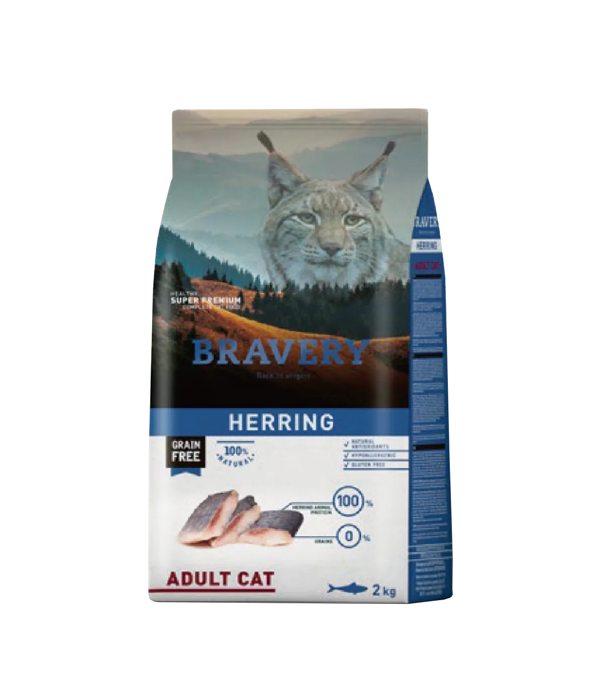 【西班牙 Bravery】總代理-焙菲力 健康食糧 (成貓)-(鯡)魚