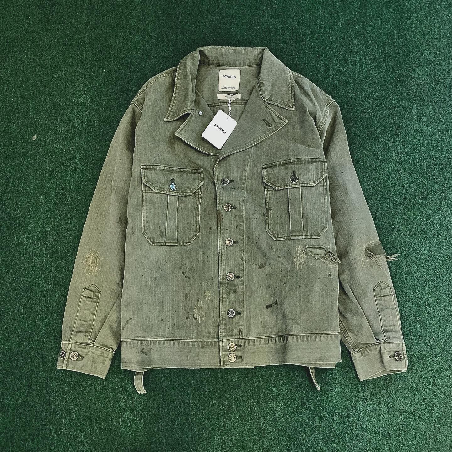 BOWWOW M41 HBT JACKET - OLIVE SIZE L IN STOCK NOW (現貨發售中)