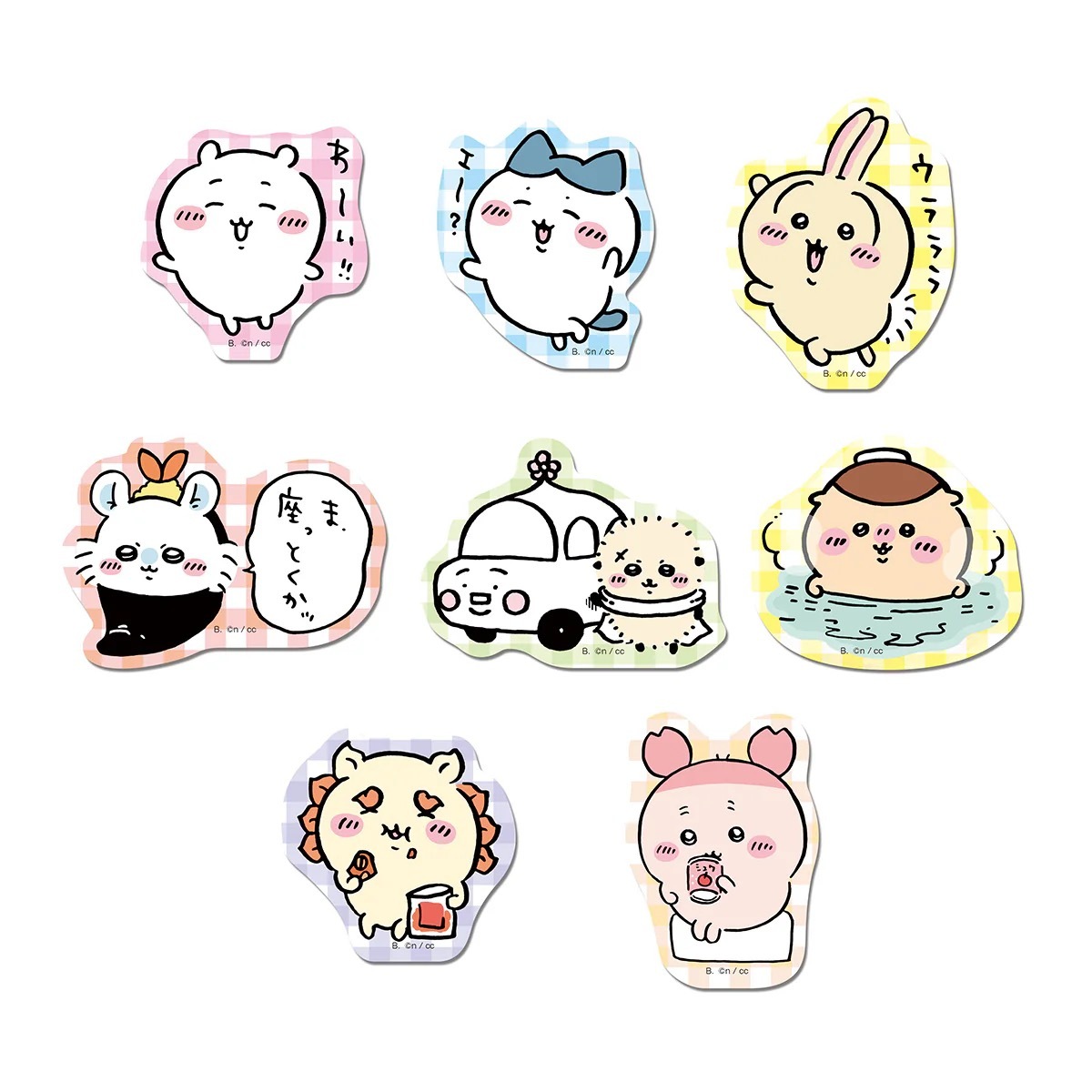 吉伊卡哇造型貼紙套組5（全48款）1盒20包入