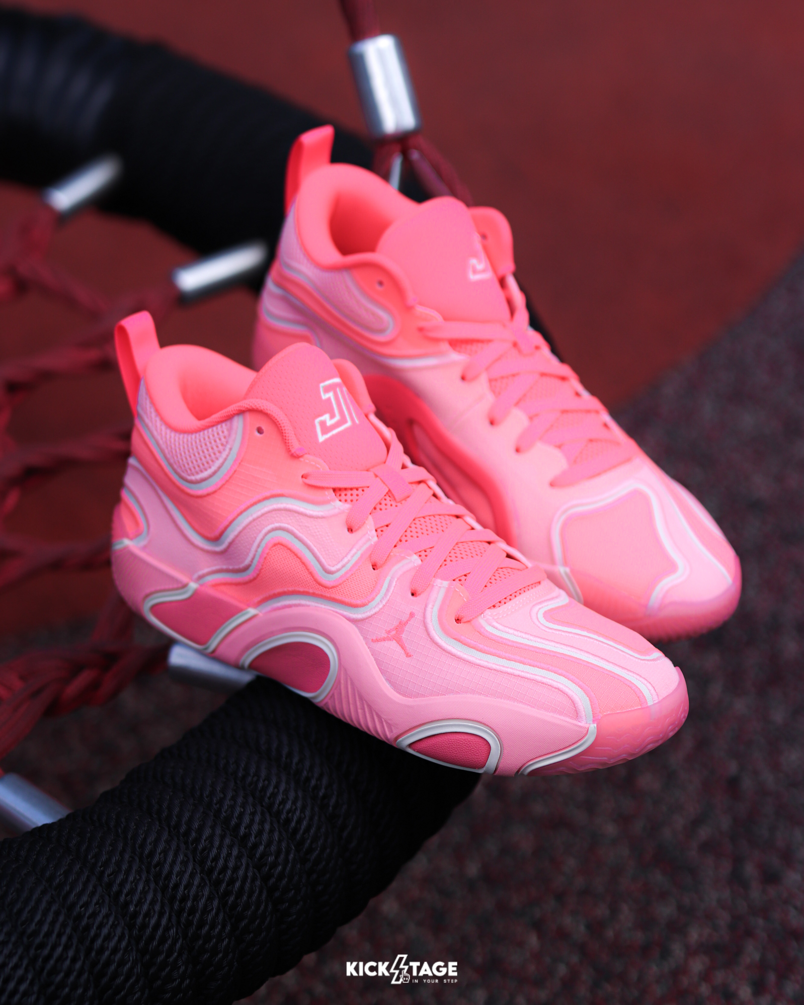 男鞋 NIKE AIR JORDAN TATUM 3 PINK 粉紅 橘紅 實戰 籃球鞋【FZ6601-600】PINKS