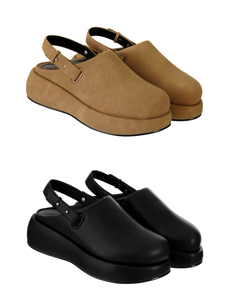 STAND OIL) Hatched Mule - 2col