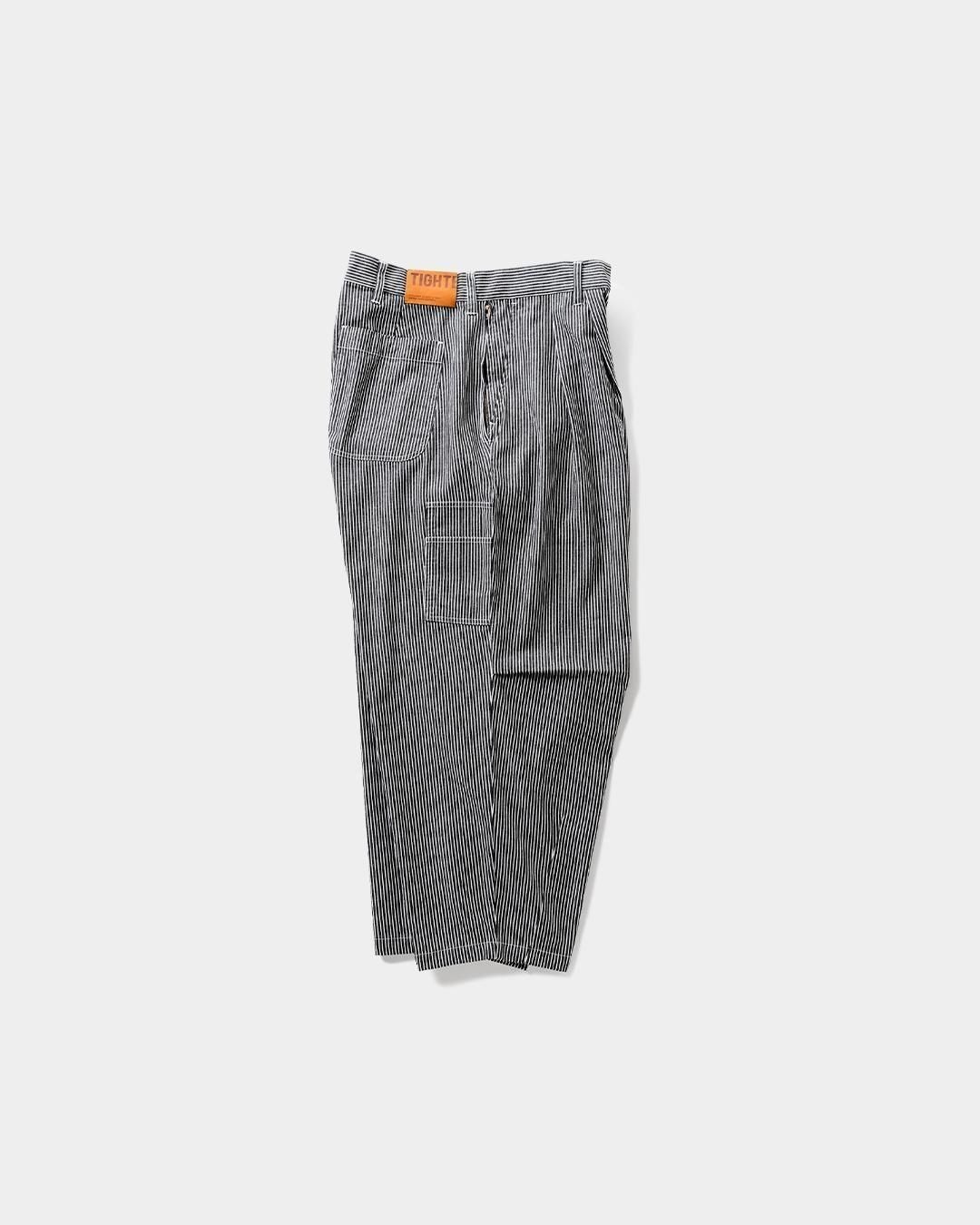 2025SS TIGHTBOOTH HICKORY PAINTER BALLOON PANTS 直紋寬版工