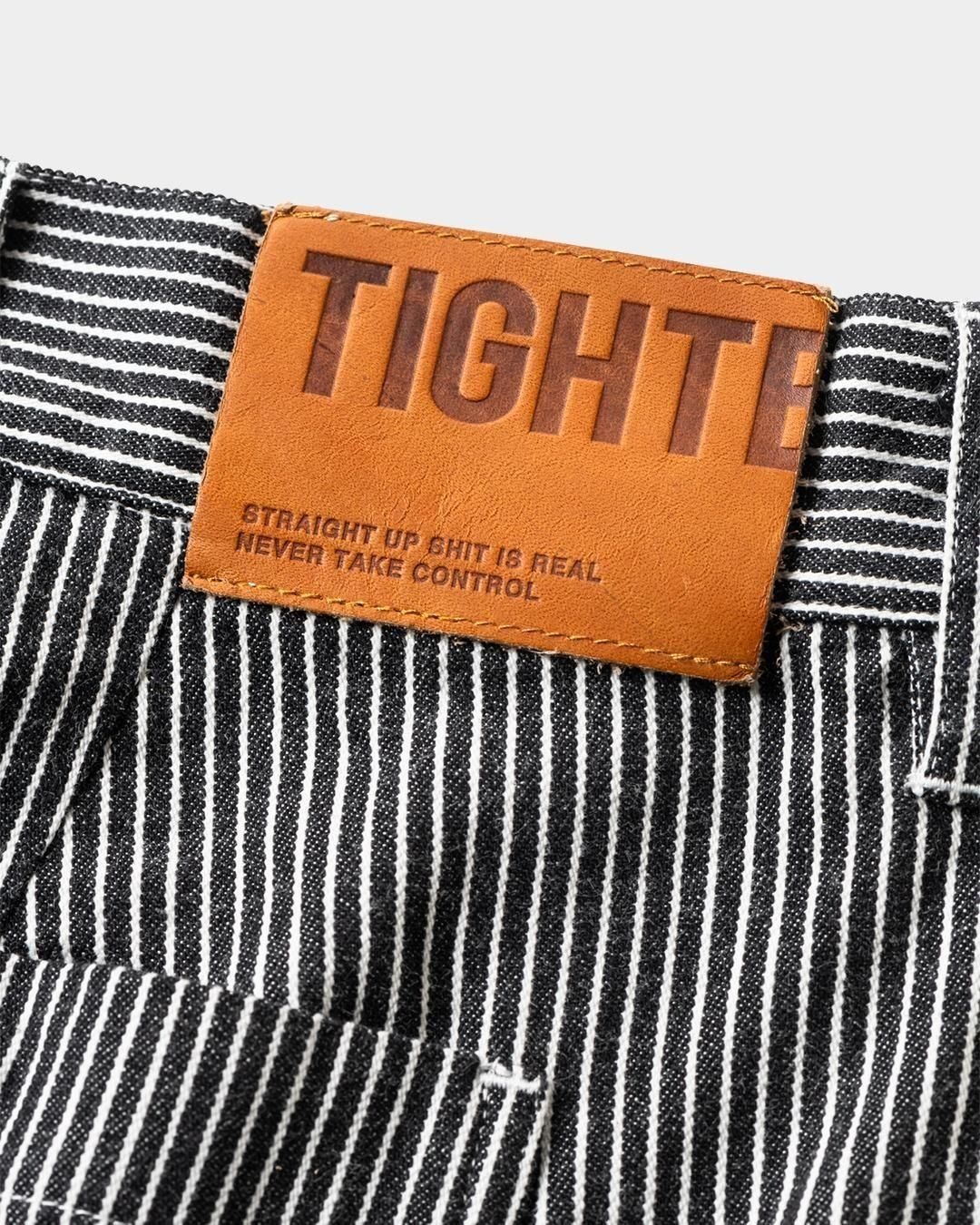 2025SS TIGHTBOOTH HICKORY PAINTER BALLOON PANTS 直紋寬版工
