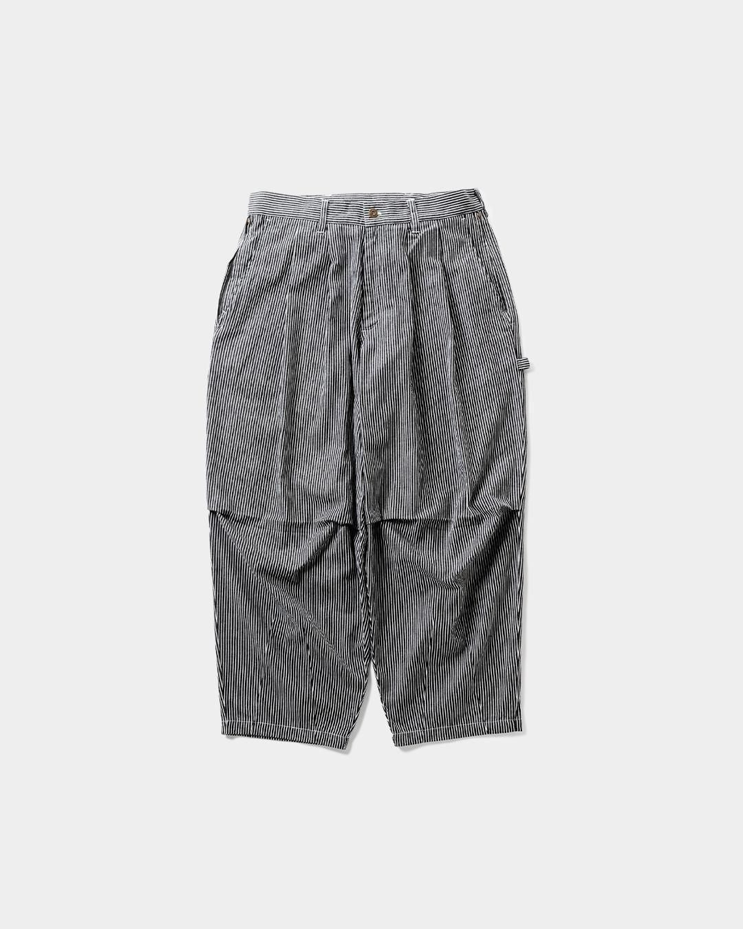2025SS TIGHTBOOTH HICKORY PAINTER BALLOON PANTS 直紋 寬版 工作褲 現貨 SS25-B09